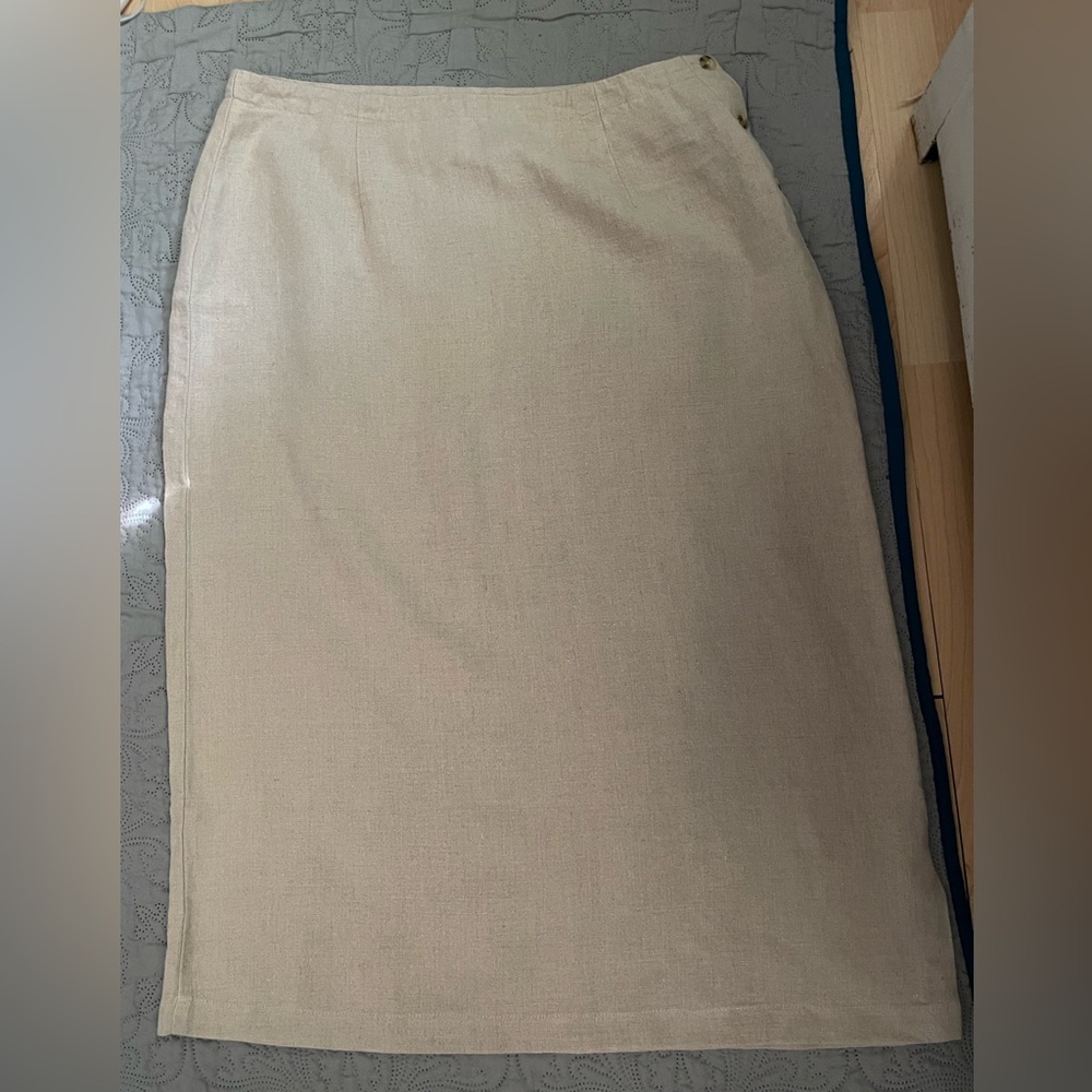 Pure Linen Skirt